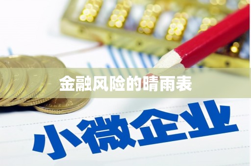 武汉金融风险的晴雨表