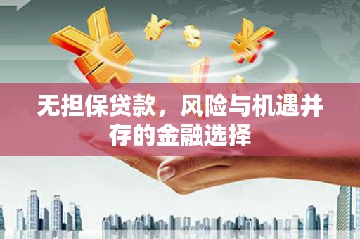 武汉无担保贷款，风险与机遇并存的金融选择