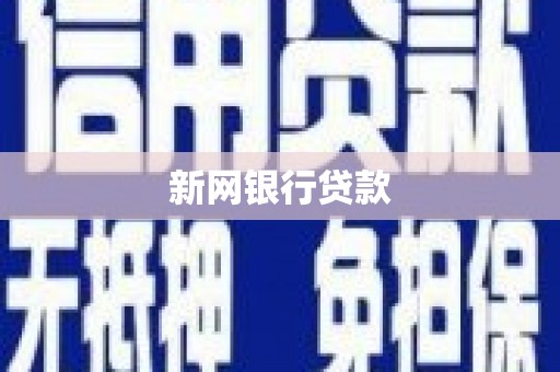 武汉新网银行贷款