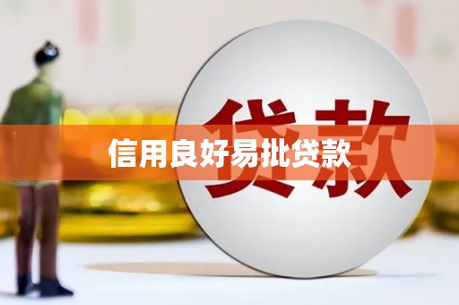 武汉信用良好易批贷款