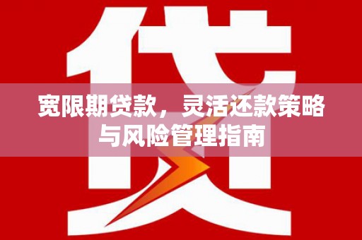 武汉宽限期贷款，灵活还款策略与风险管理指南