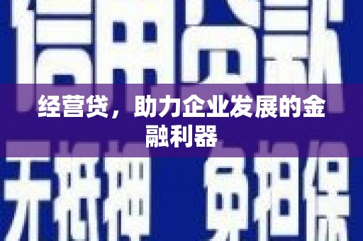 武汉经营贷，助力企业发展的金融利器