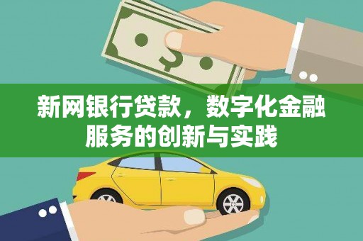 武汉新网银行贷款，数字化金融服务的创新与实践