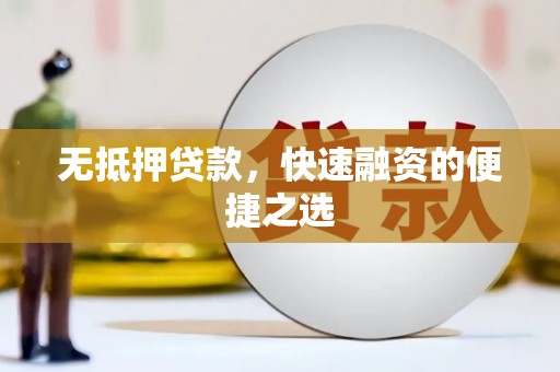 武汉无抵押贷款，快速融资的便捷之选