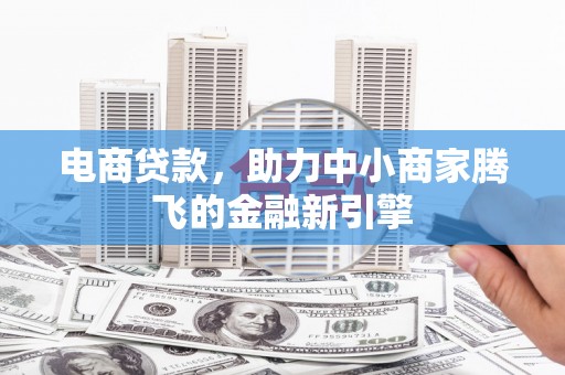 武汉电商贷款，助力中小商家腾飞的金融新引擎