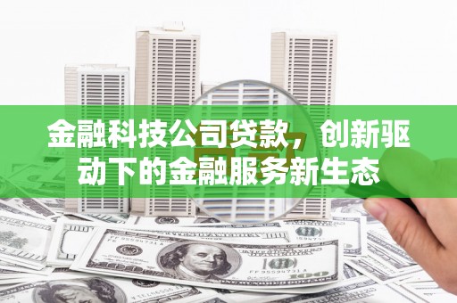 武汉金融科技公司贷款，创新驱动下的金融服务新生态