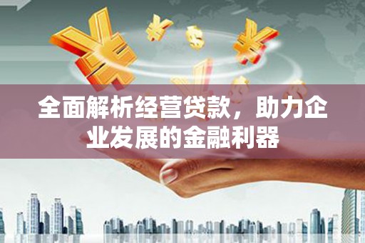武汉全面解析经营贷款，助力企业发展的金融利器