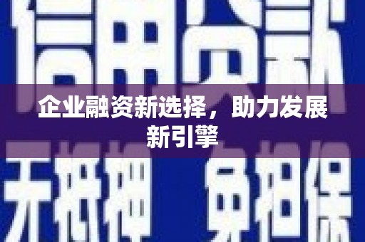 武汉企业融资新选择，助力发展新引擎