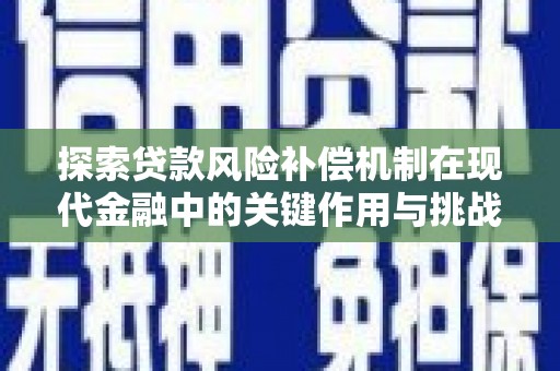 武汉探索贷款风险补偿机制在现代金融中的关键作用与挑战