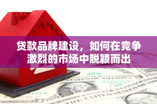 武汉贷款品牌建设，如何在竞争激烈的市场中脱颖而出