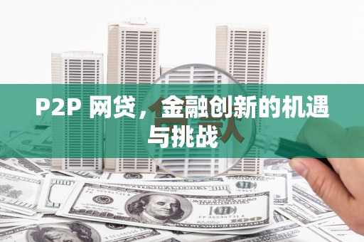 武汉P2P 网贷，金融创新的机遇与挑战