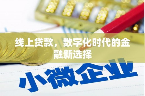 武汉线上贷款，数字化时代的金融新选择