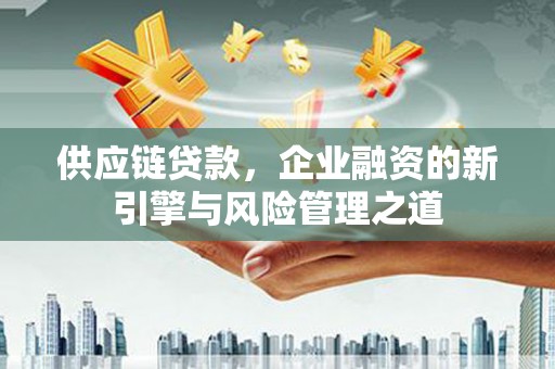 武汉供应链贷款，企业融资的新引擎与风险管理之道
