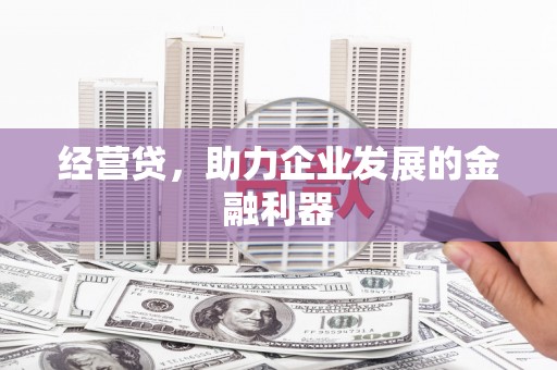 武汉经营贷，助力企业发展的金融利器