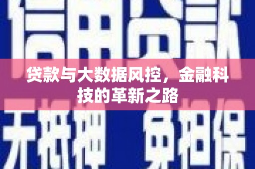 武汉贷款与大数据风控，金融科技的革新之路