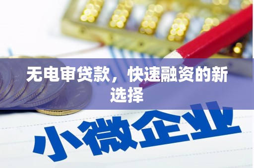 武汉无电审贷款，快速融资的新选择