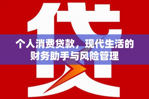 武汉个人消费贷款，现代生活的财务助手与风险管理