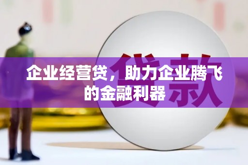 武汉企业经营贷，助力企业腾飞的金融利器