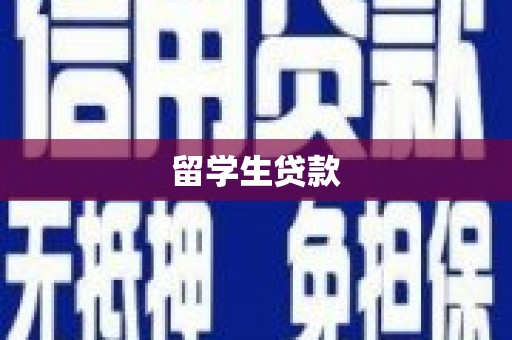 武汉留学生贷款