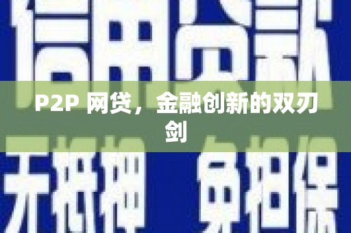 武汉P2P 网贷，金融创新的双刃剑