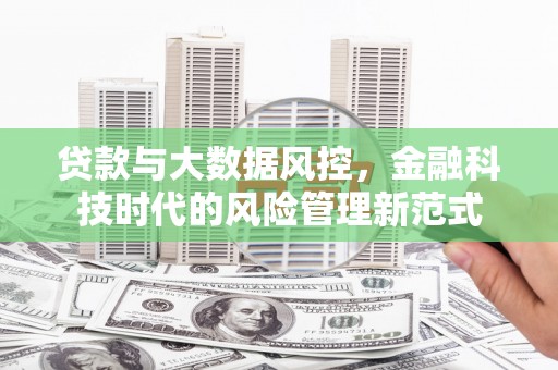 武汉贷款与大数据风控，金融科技时代的风险管理新范式