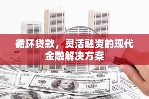 武汉循环贷款，灵活融资的现代金融解决方案