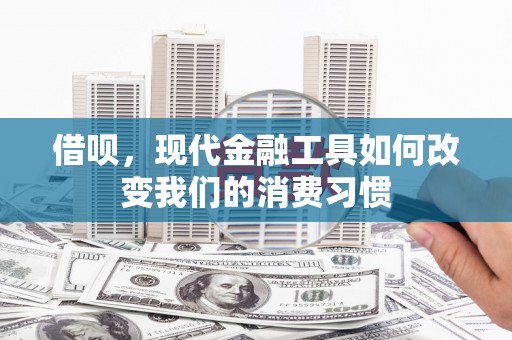 武汉借呗，现代金融工具如何改变我们的消费习惯