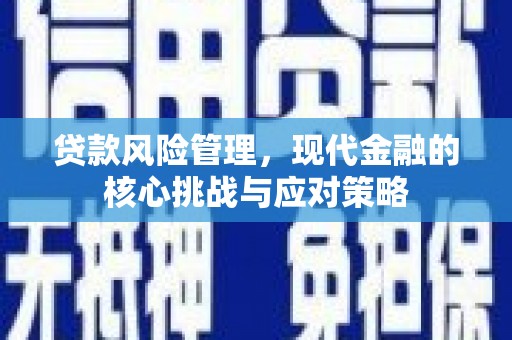 武汉贷款风险管理，现代金融的核心挑战与应对策略