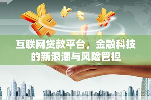 武汉互联网贷款平台，金融科技的新浪潮与风险管控