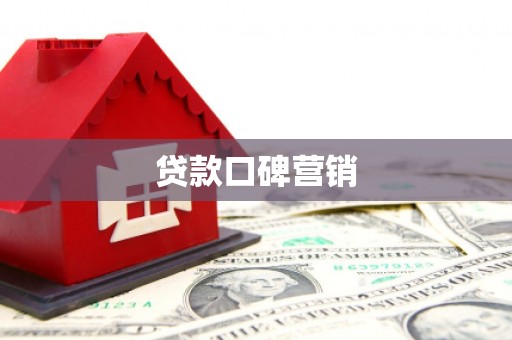 武汉贷款口碑营销