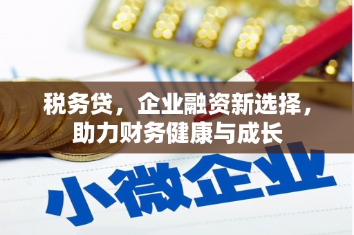 武汉税务贷，企业融资新选择，助力财务健康与成长