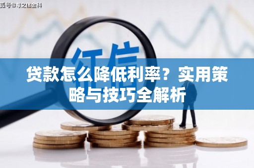 武汉贷款怎么降低利率？实用策略与技巧全解析