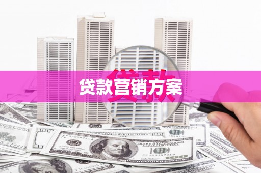武汉贷款营销方案